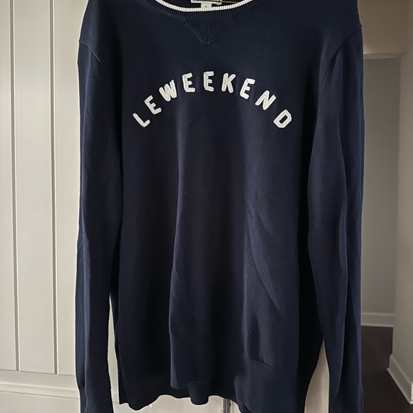 J. Crew Mercantile LE WEEKEND Crewneck Size L - Picture 3 of 4